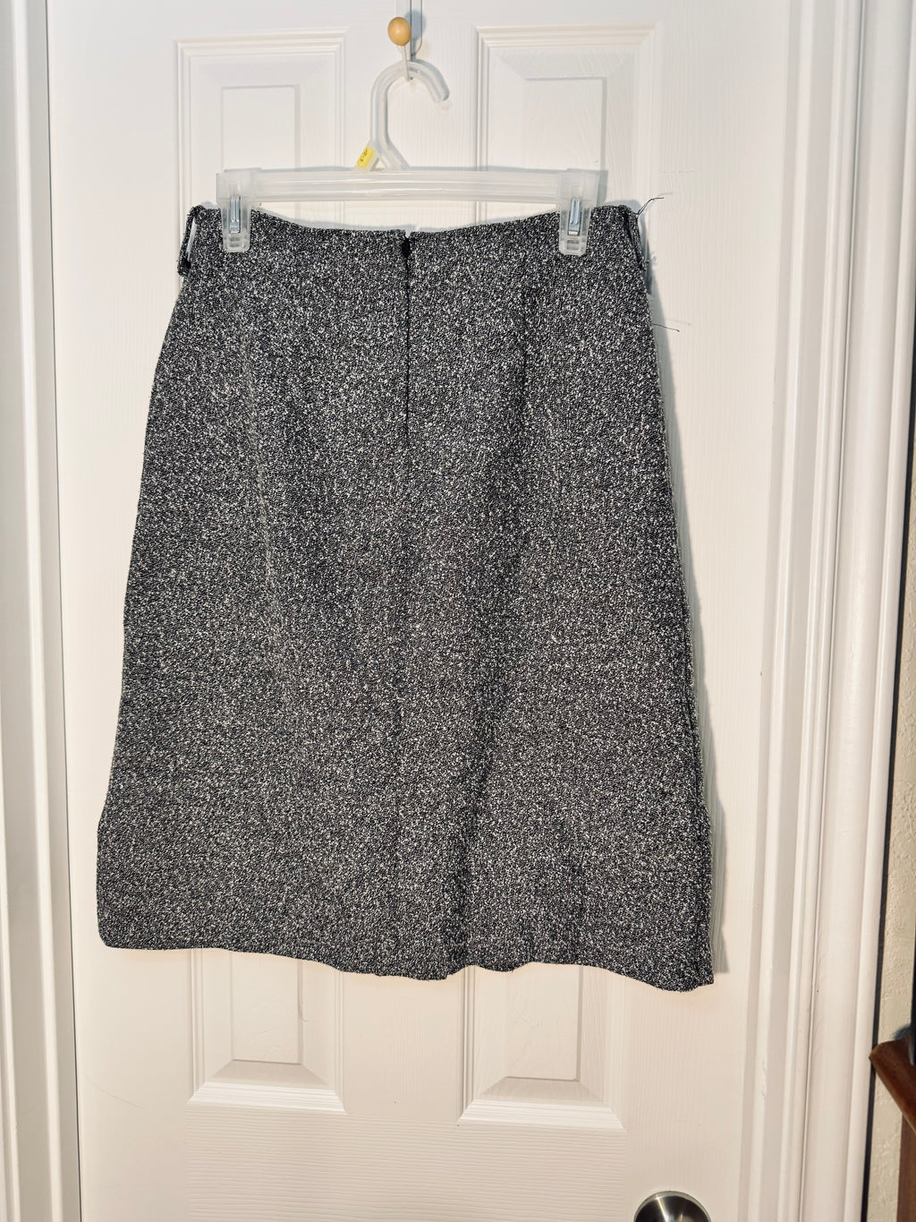 Vintage 90s La Belle Fashions Space-Dye Marl Knit Midi Skirt - Junior's 9