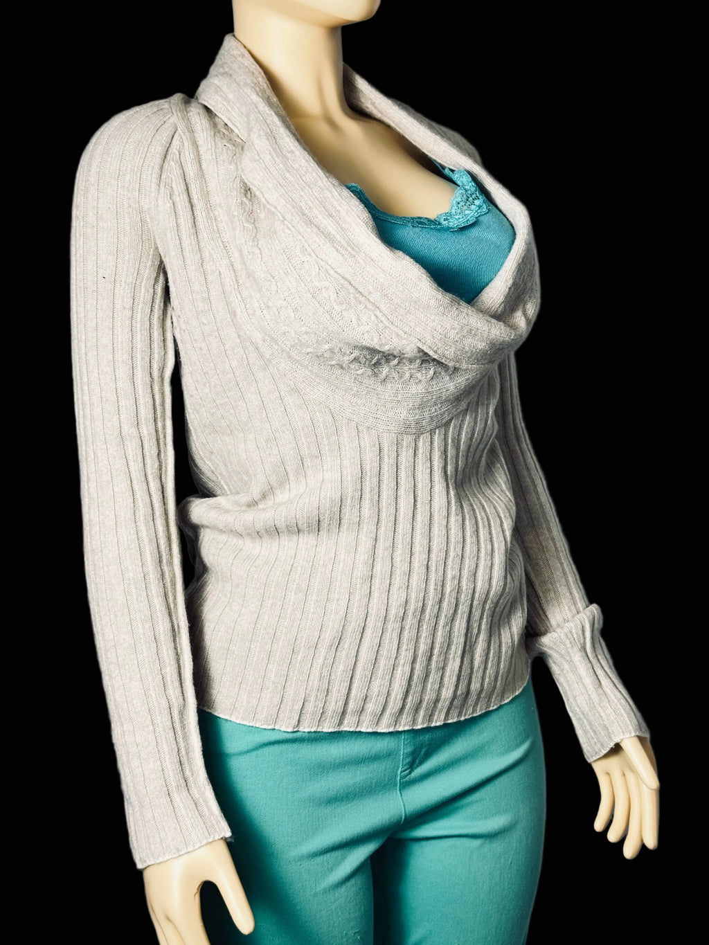 Banana Republic Cream Cashmere Blend Sweater Cotton Wool Cashmere Blend Women S