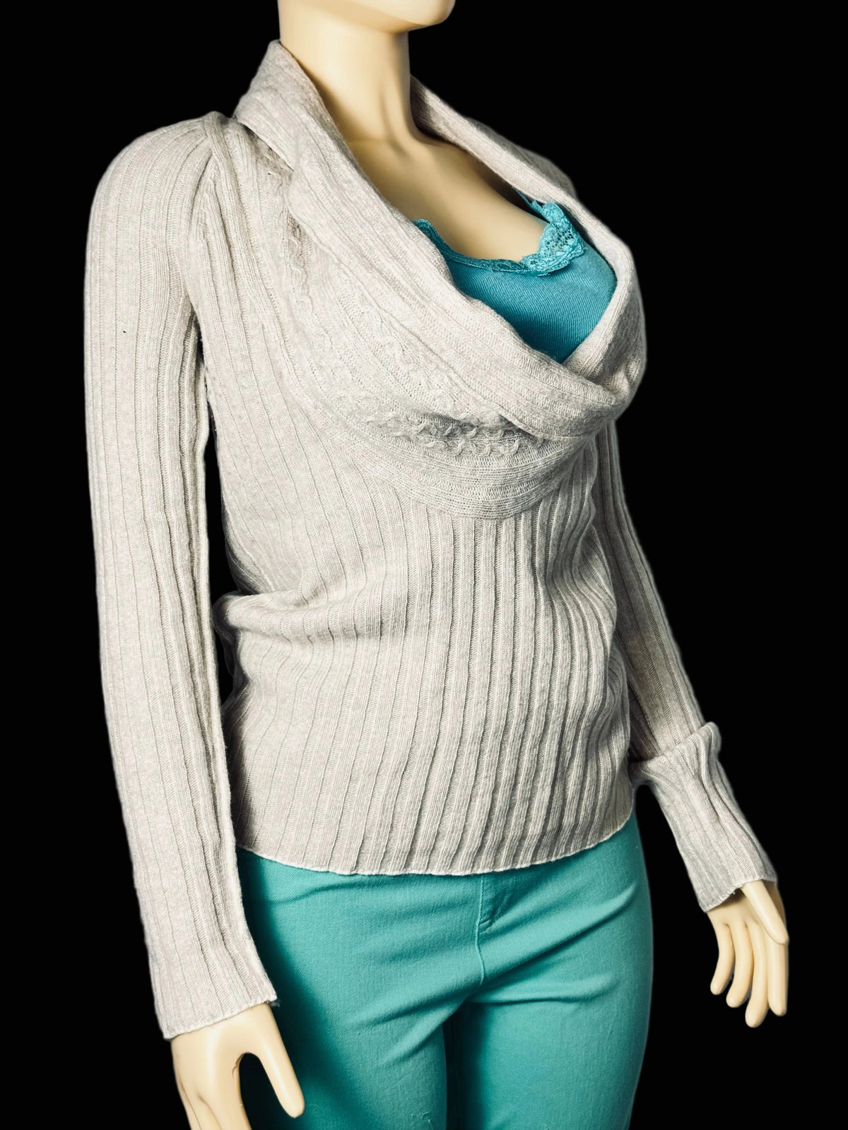 Banana Republic Cream Cashmere Blend Sweater Cotton Wool Cashmere Blend Women S