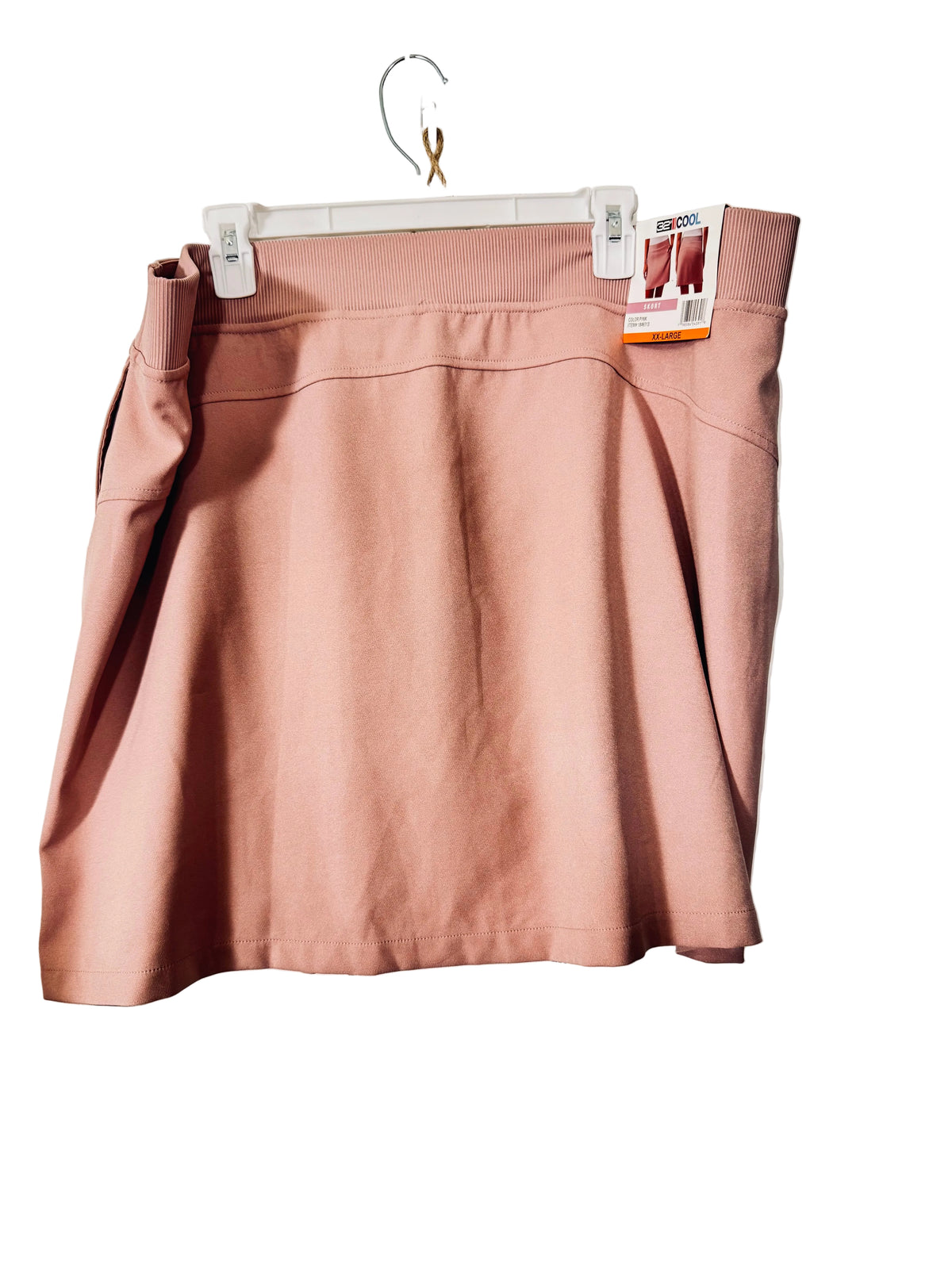 NWT 32 Degrees Cool size XXL rose pink athletic athleisure Skort women's
