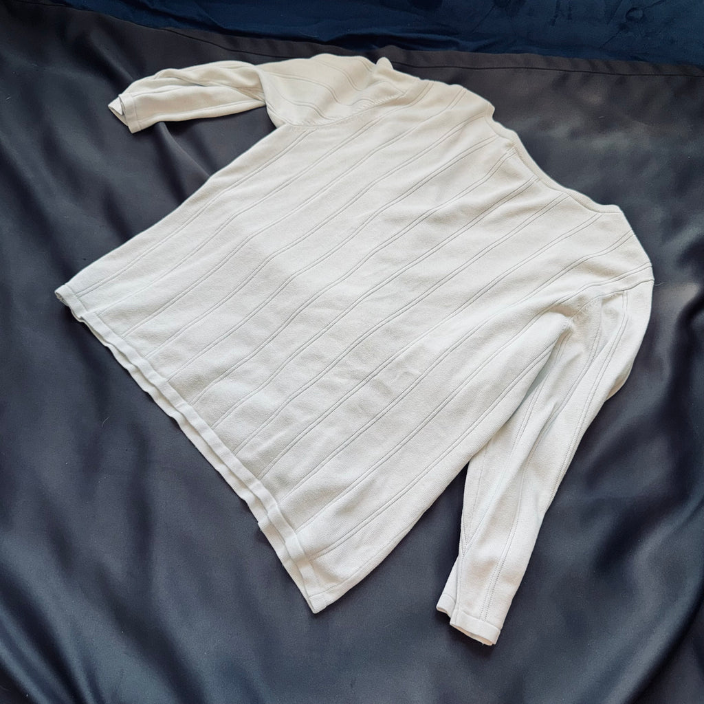 Coldwater Creek Pale Gray Knit Pullover Top