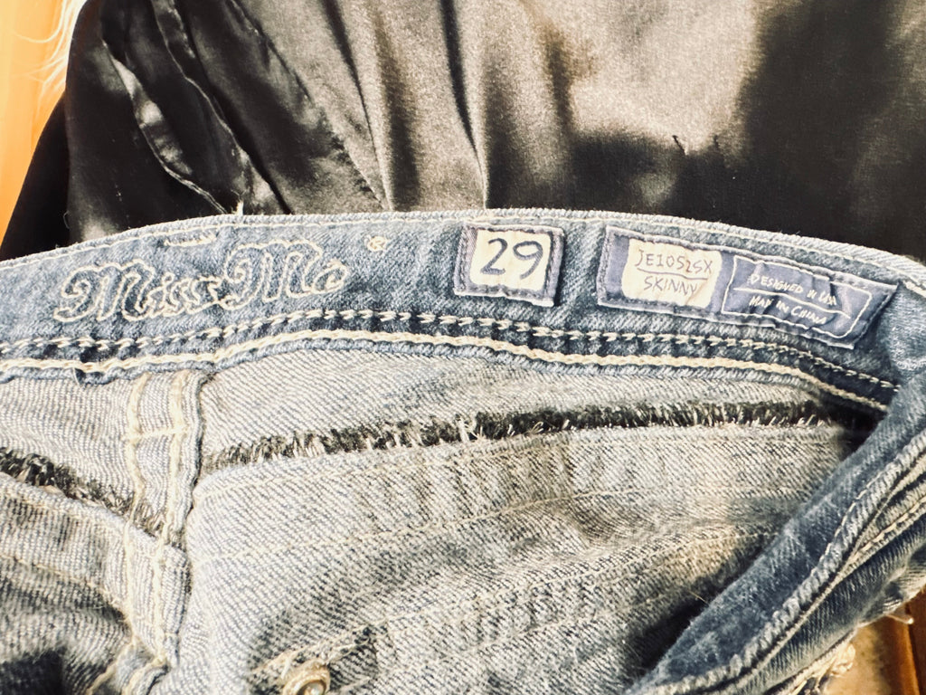 Vintage Y2K Miss Me Jeans 29" Bootcut Low Rise Pre Owned
