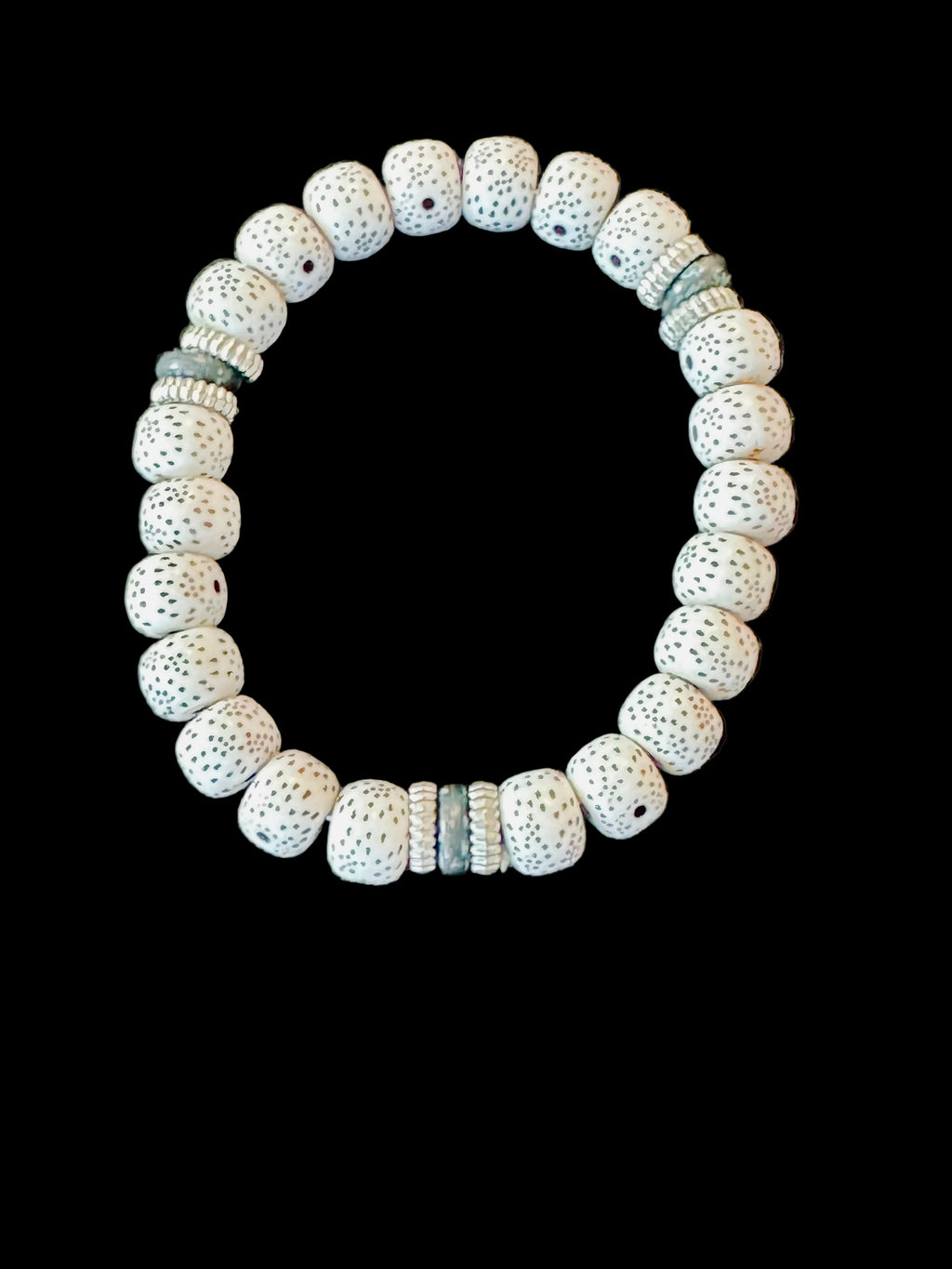 Earth-Minded "Star Moon" Bodhi Seed Wrist Mala