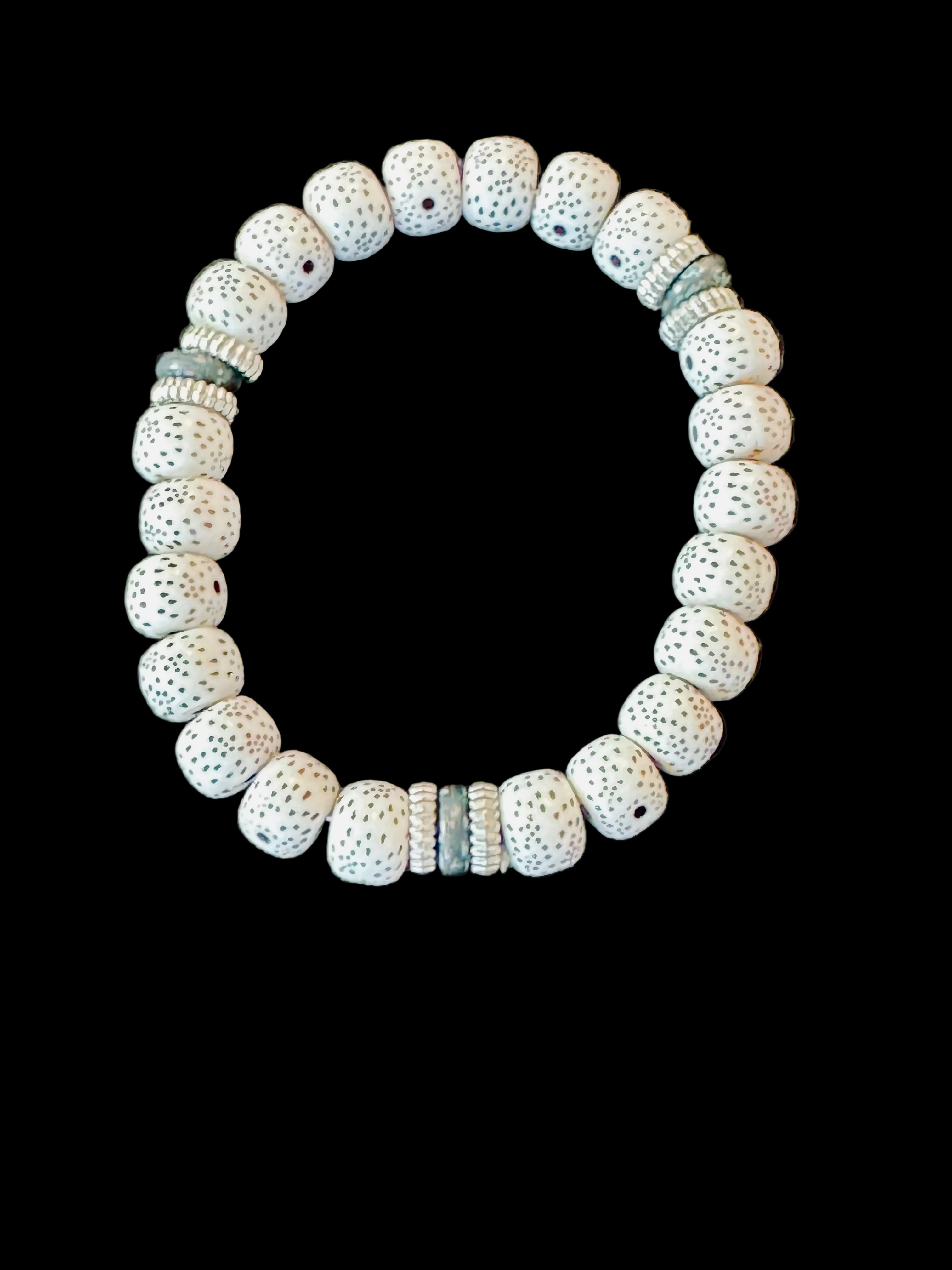 Earth-Minded "Star Moon" Bodhi Seed Wrist Mala