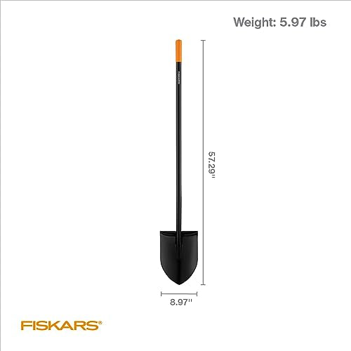 Fiskars Ergo D-Handle Steel Transfer Shovel