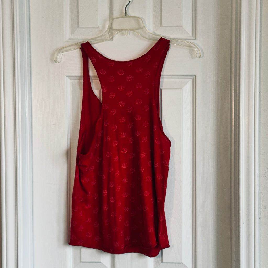 Coca Cola Red Scoop Neck Racerback Tank - Bold Logo