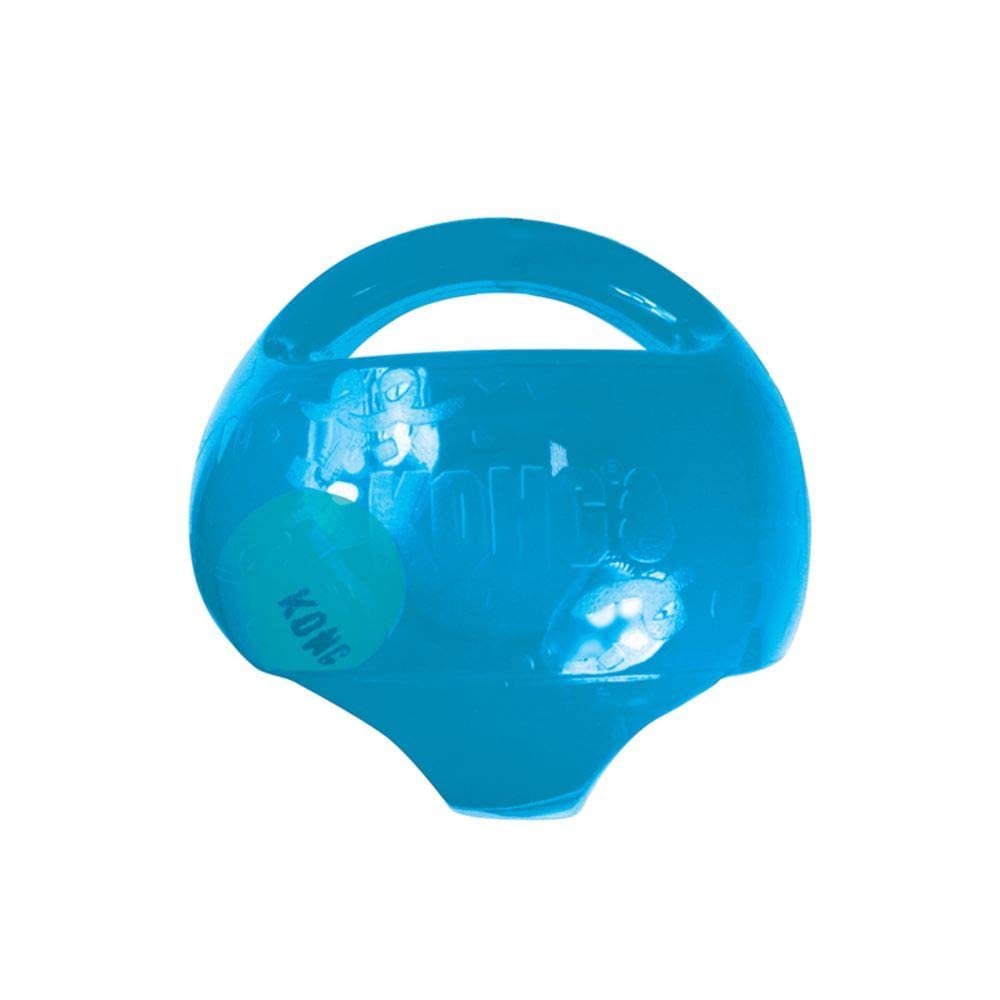 KONG Jumbler Ball - Interactive Dog Toy for Dog & Puppy Playtime - Fetch Toy with Tennis Ball - Dog Supplies for Engaging Play