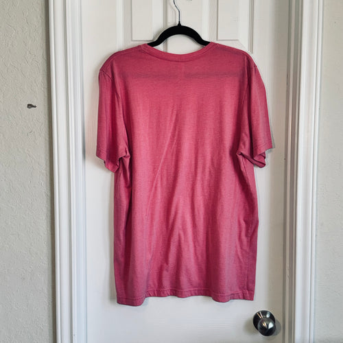 Bella Canvas Pink 'Cure' Ribbon Graphic Short Sleeve Tee