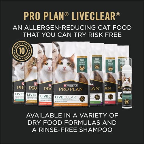 Purina Pro Plan LiveClear with Probiotics Allergen Reducing Sensitive Skin & Stomach Turkey & Rice Adult Dry Cat Food