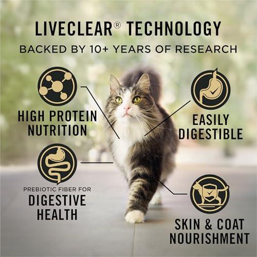 Purina Pro Plan LiveClear with Probiotics Allergen Reducing Sensitive Skin & Stomach Turkey & Rice Adult Dry Cat Food