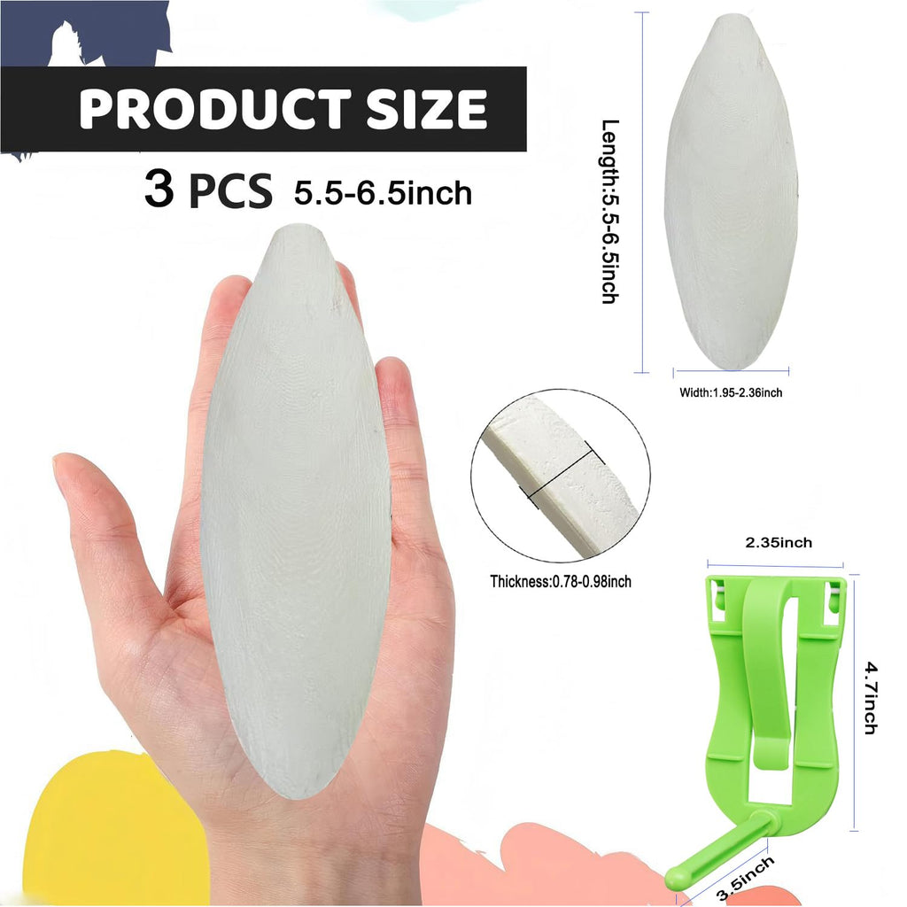 Clyairmao Bird Cuttlebone for Parakeets Cuttlebone for Birds - 100% Natural Cuttlefish Bone Bulk Chew Toy Bird Bites Calcium Stone for Canaries Tortoises,Snails,Reptiles,Parrots,Cockatiel