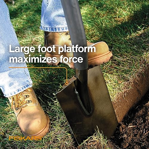 Fiskars Ergo D-Handle Steel Transfer Shovel