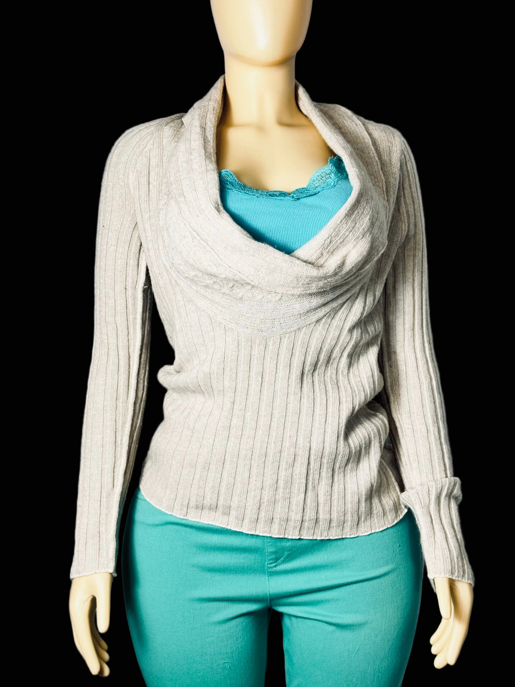 Banana Republic Cream Cashmere Blend Sweater Cotton Wool Cashmere Blend Women S
