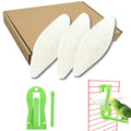 Clyairmao Bird Cuttlebone for Parakeets Cuttlebone for Birds - 100% Natural Cuttlefish Bone Bulk Chew Toy Bird Bites Calcium Stone for Canaries Tortoises,Snails,Reptiles,Parrots,Cockatiel