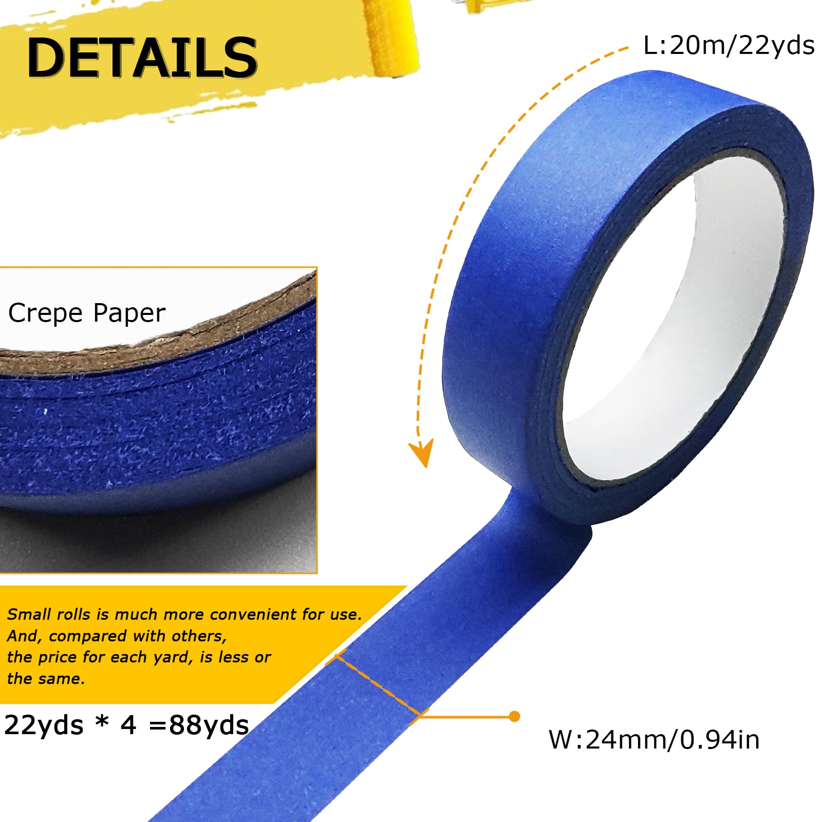 SmaringRobot Blue Painters Tape…
