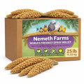 Nemeth Farms Spray Millet - Edible Tops Only, Non-GMO, Sun-Dried Natural Treat - Premium Millet Sprays for Parakeets, Budgies, Cockatiels, Lovebirds, Finches & Parrots