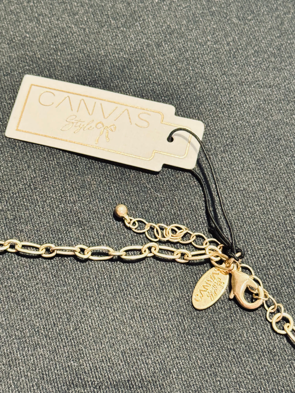 Canvas Style Chinoiserie Porcelain Bead Pendant Necklace