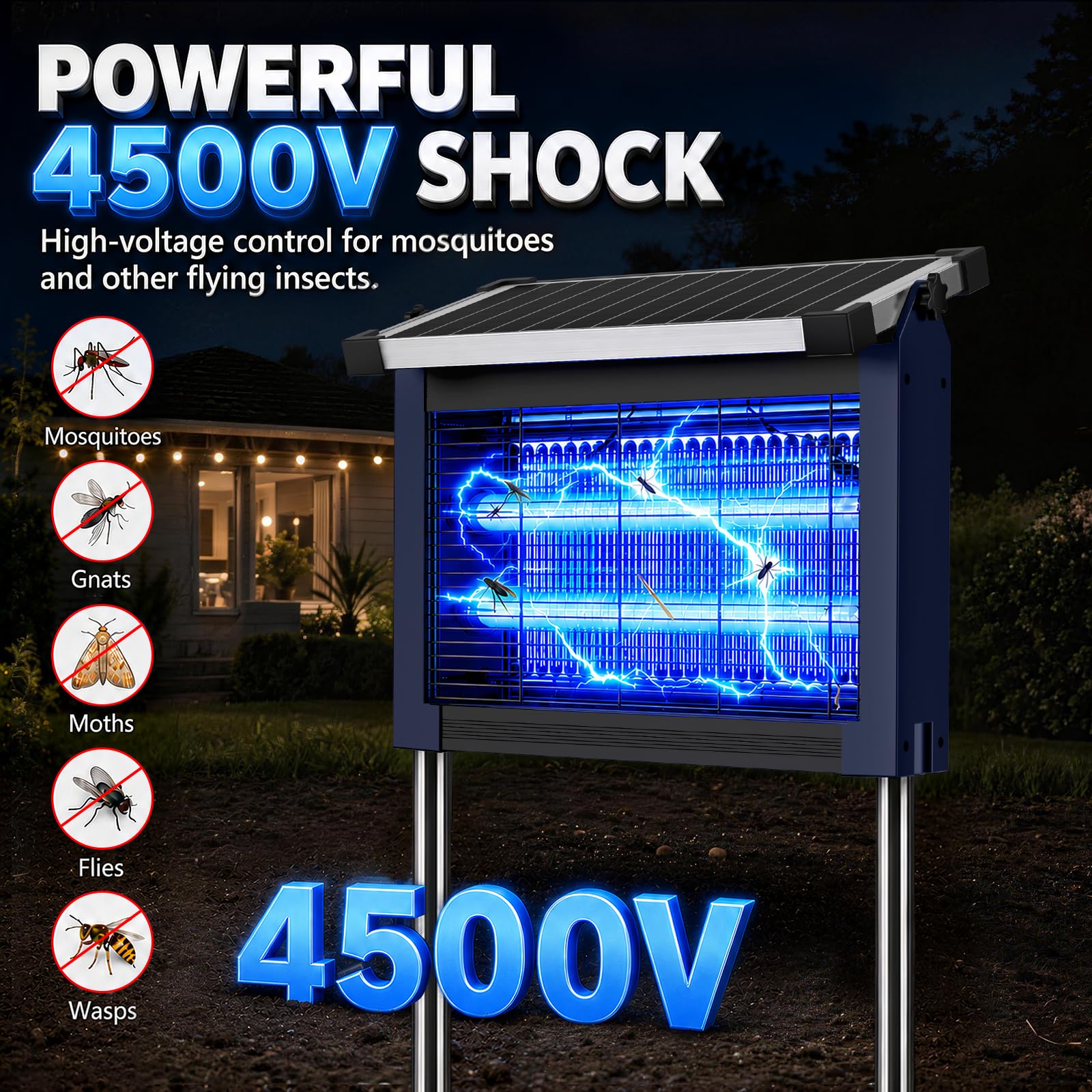 Bug Zapper Outdoor Waterproof Portable Fly Zapper