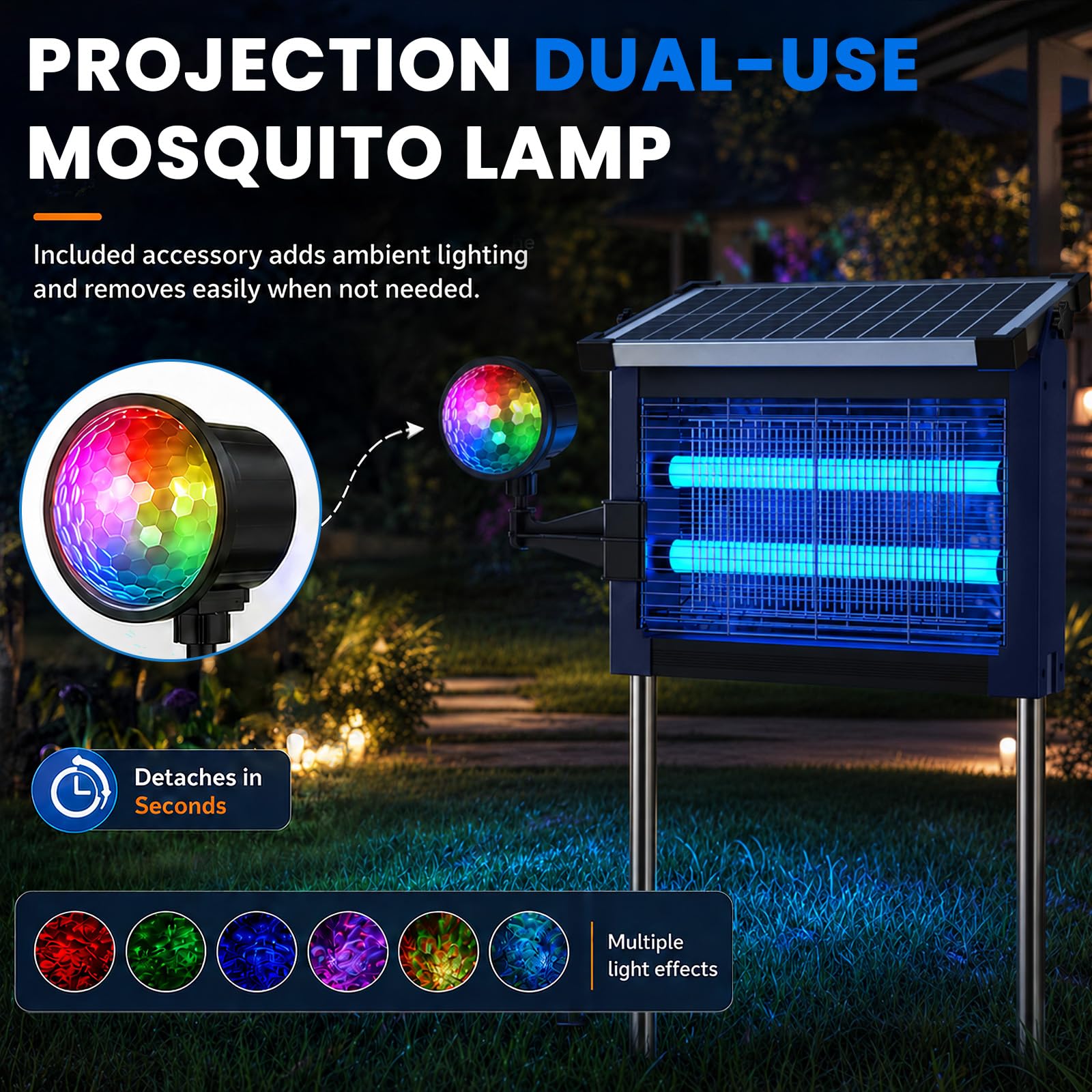 Bug Zapper Outdoor Waterproof Portable Fly Zapper