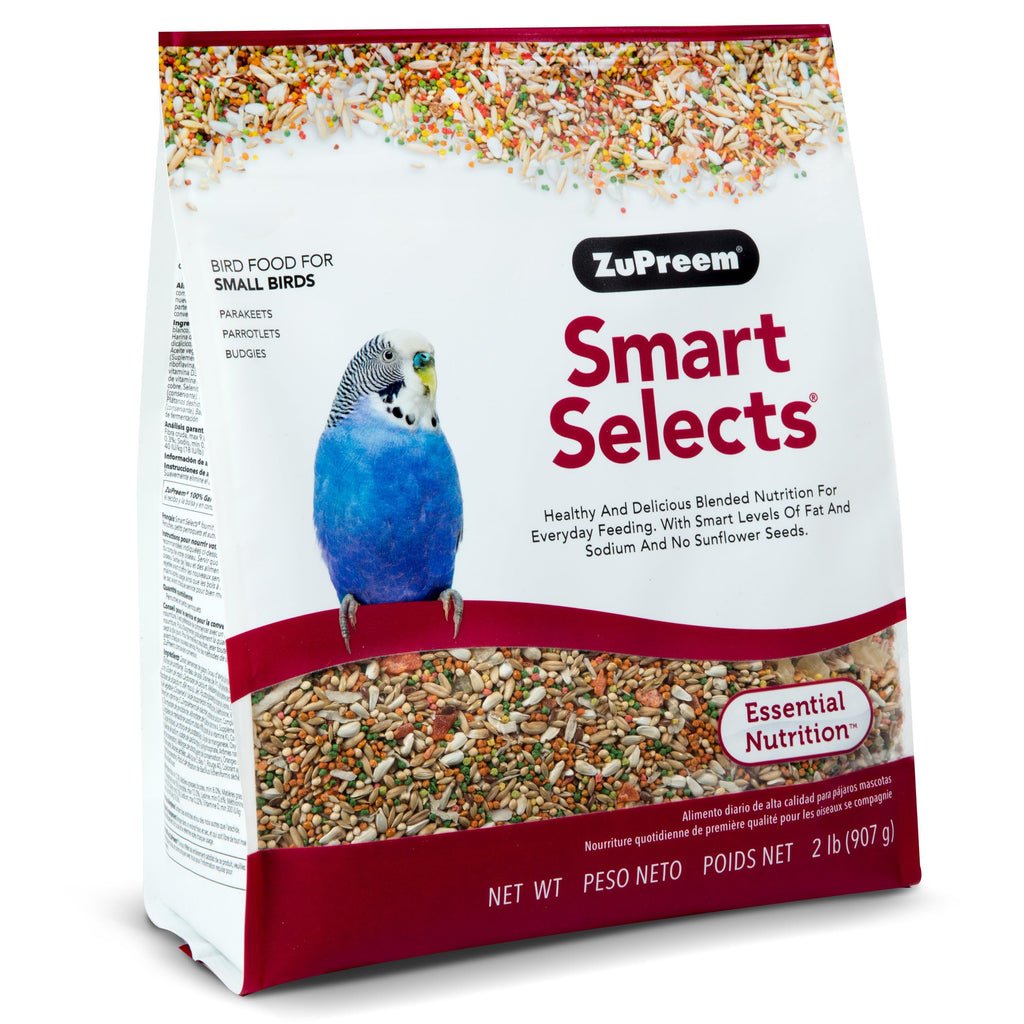 ZuPreem Sensible Seed Bird Food for Small, Medium and Large Birds, Parrots & Conures | Premium Blend of Seeds and FruitBlend Pellets | Made in The USA
