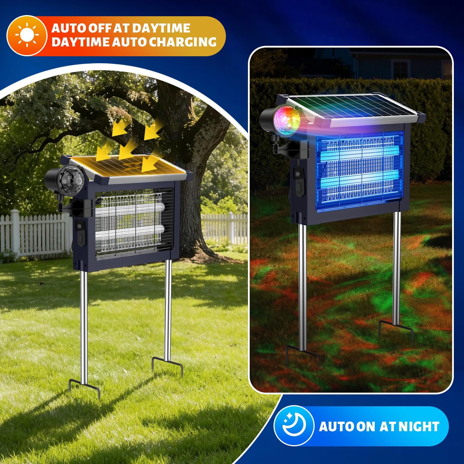 Bug Zapper Outdoor Waterproof Portable Fly Zapper