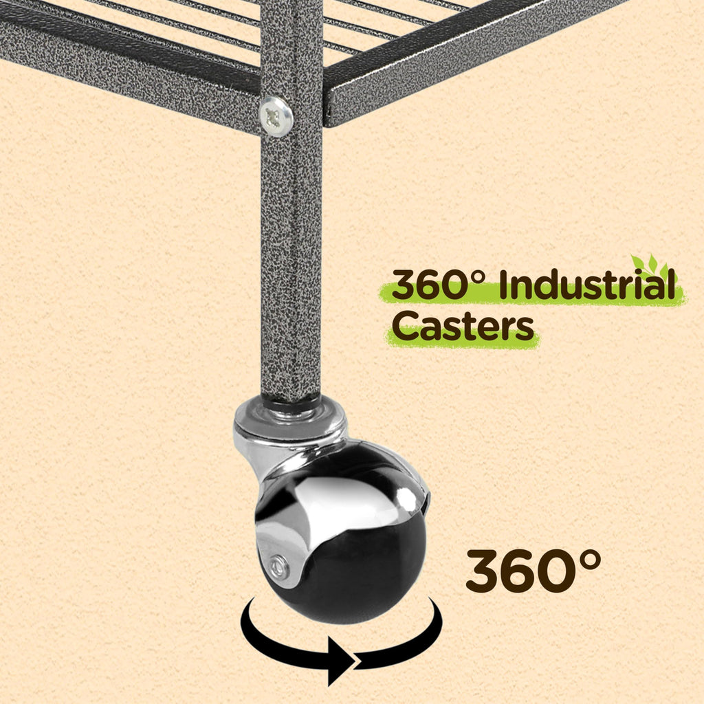 Yaheetech Wrought Steel Standing Large Flight King Bird Cage for Cockatiels African Grey Quaker Amazon Sun Parakeets Green Cheek Conures Pigeons Parrot Bird Cage Birdcage with Stand