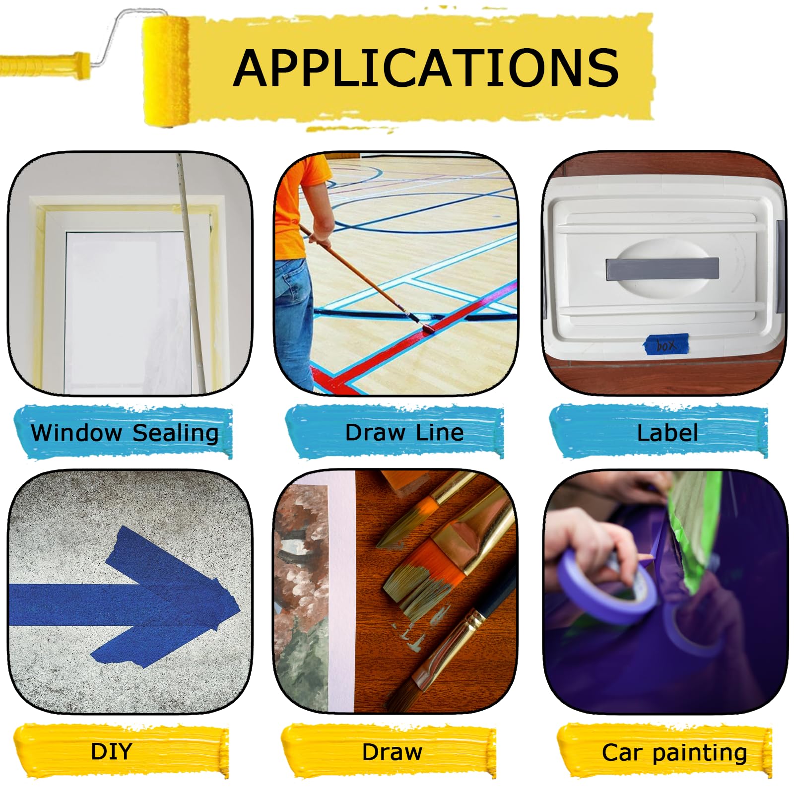 SmaringRobot Blue Painters Tape…