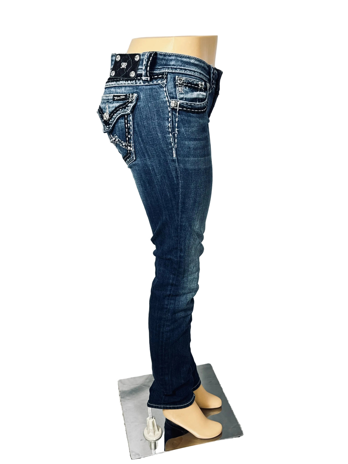 Vintage Y2K Miss Me Jeans 29" Bootcut Low Rise Pre Owned
