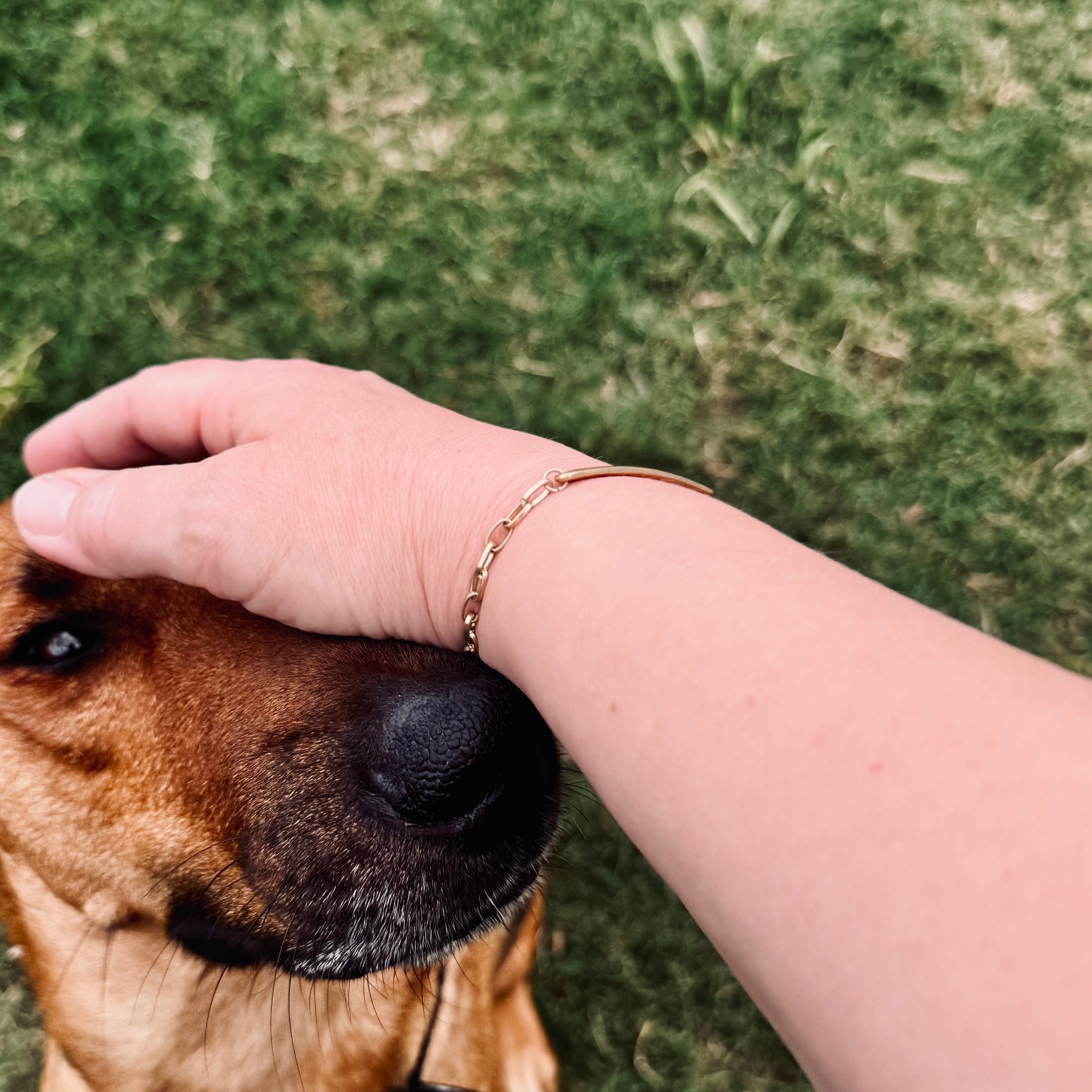 Canvas Style "HOPE" Engraved Adjustable Drawstring ID Bracelet