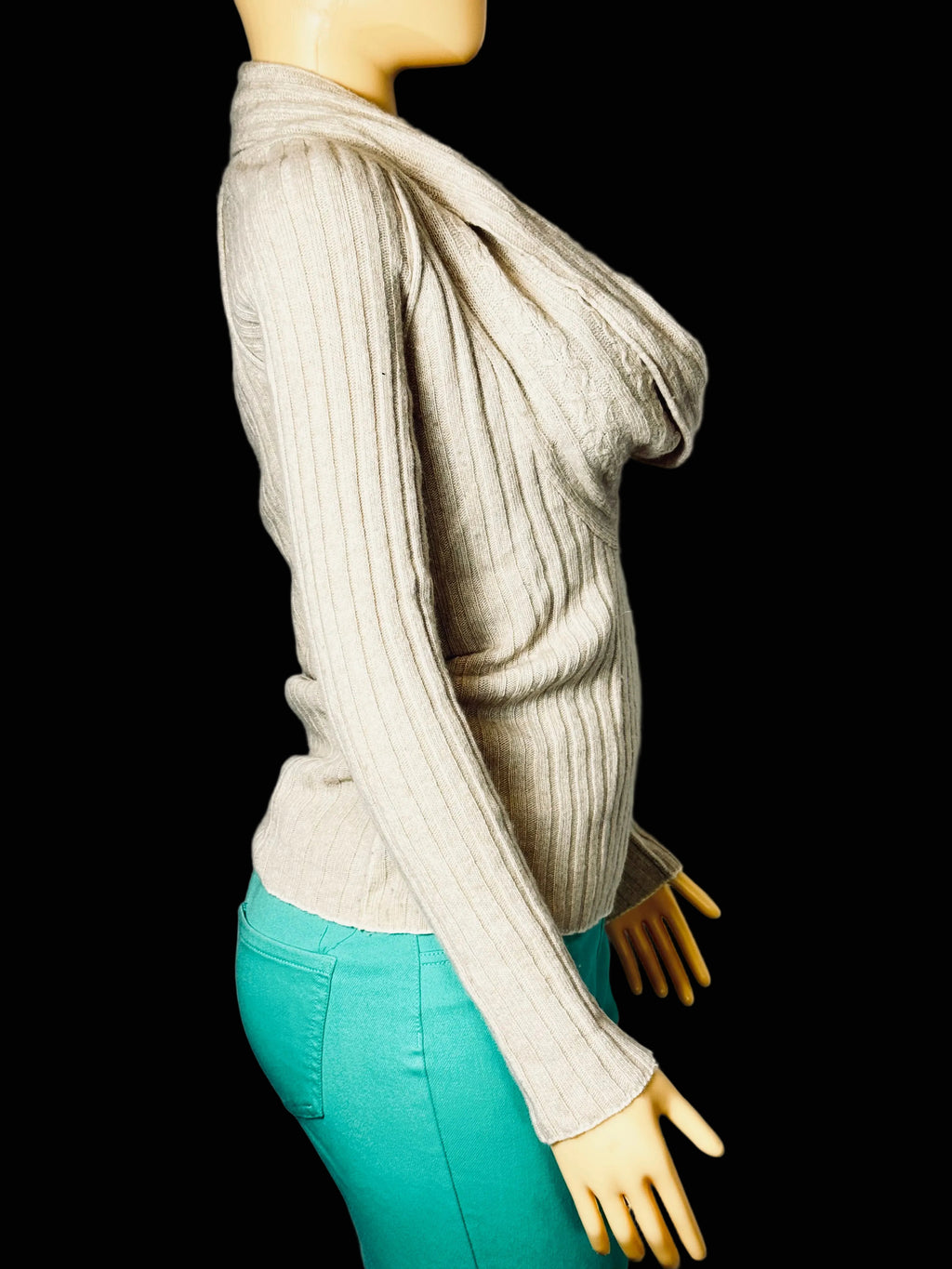 Banana Republic Cream Cashmere Blend Sweater Cotton Wool Cashmere Blend Women S