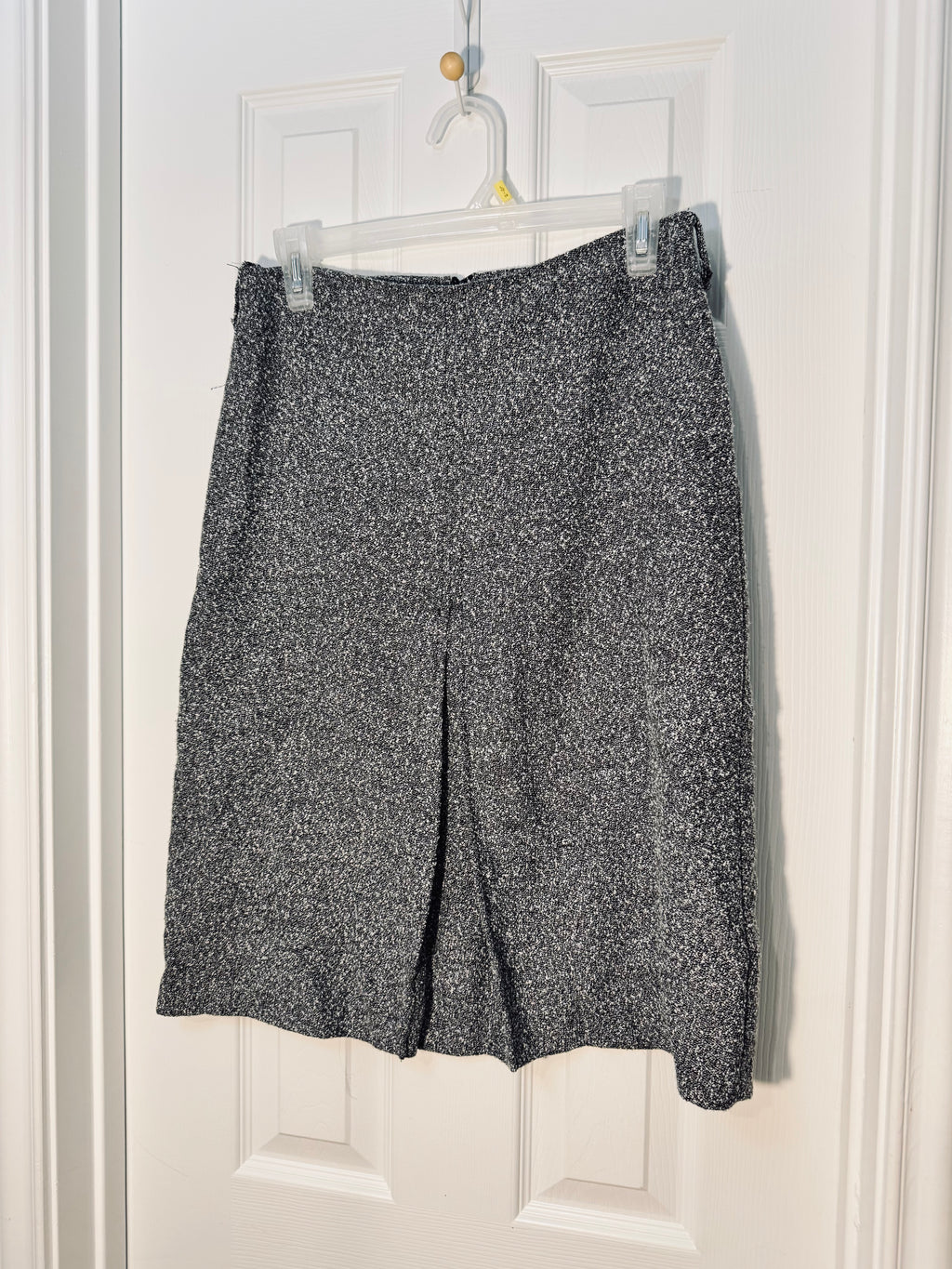 Vintage 90s La Belle Fashions Space-Dye Marl Knit Midi Skirt - Junior's 9