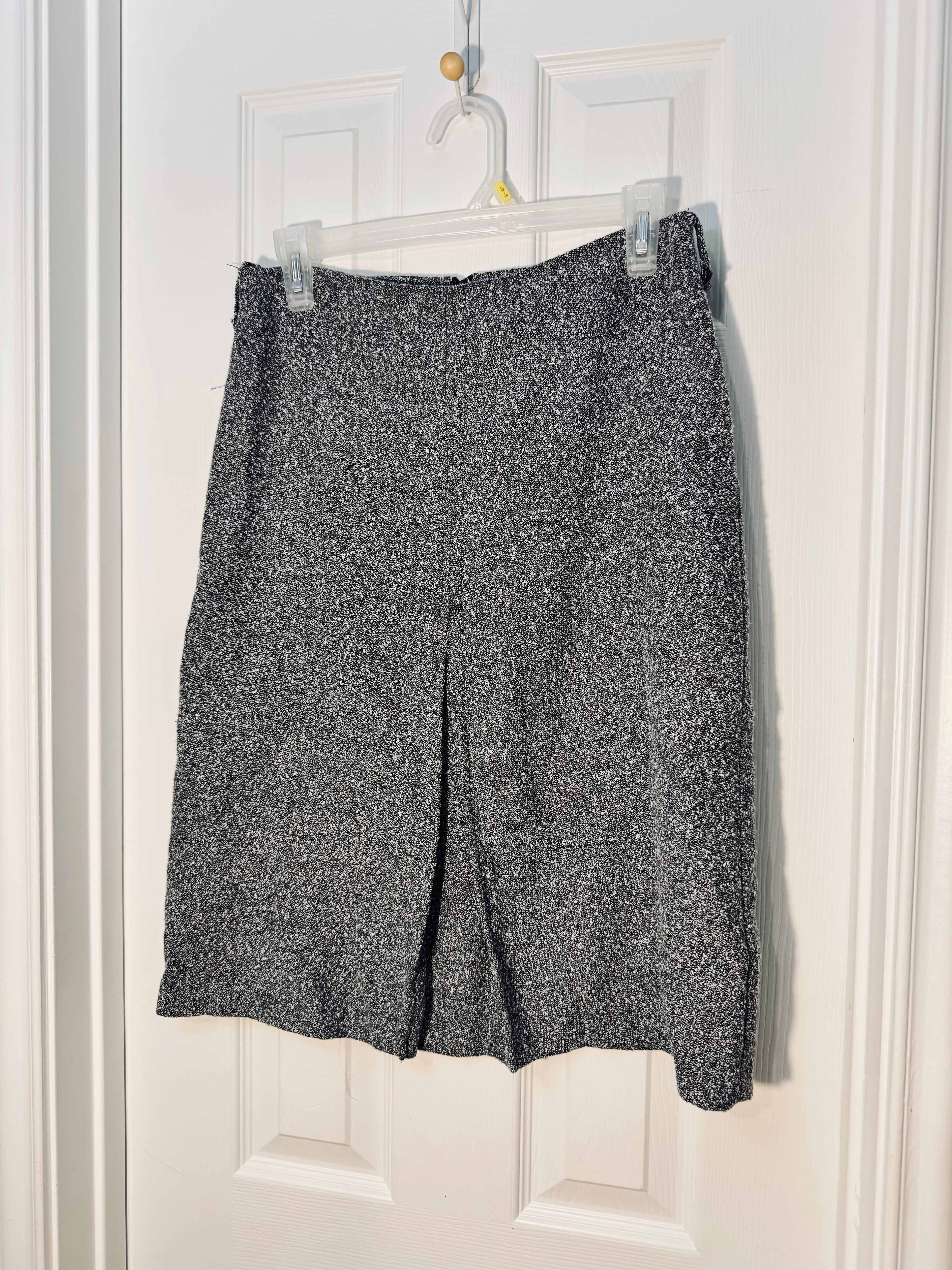 Vintage 90s La Belle Fashions Space-Dye Marl Knit Midi Skirt - Junior's 9