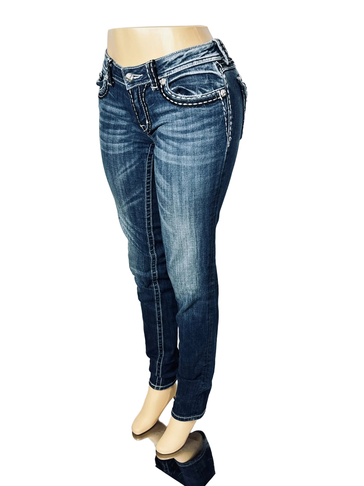 Vintage Y2K Miss Me Jeans 29" Bootcut Low Rise Pre Owned