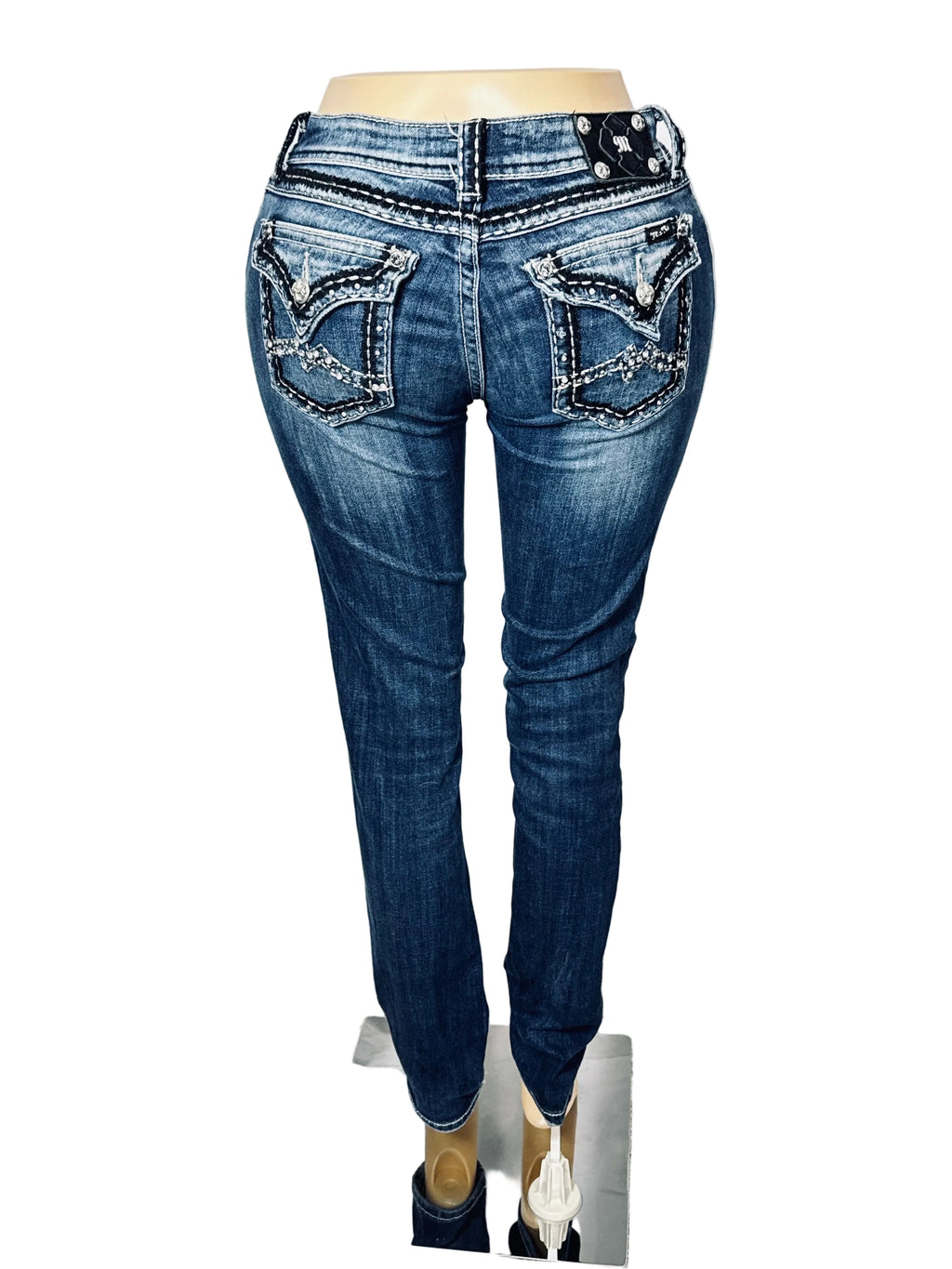 Vintage Y2K Miss Me Jeans 29" Bootcut Low Rise Pre Owned