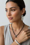 The "Midnight Dalmatian" Curated & Upcycled Jewelry Set