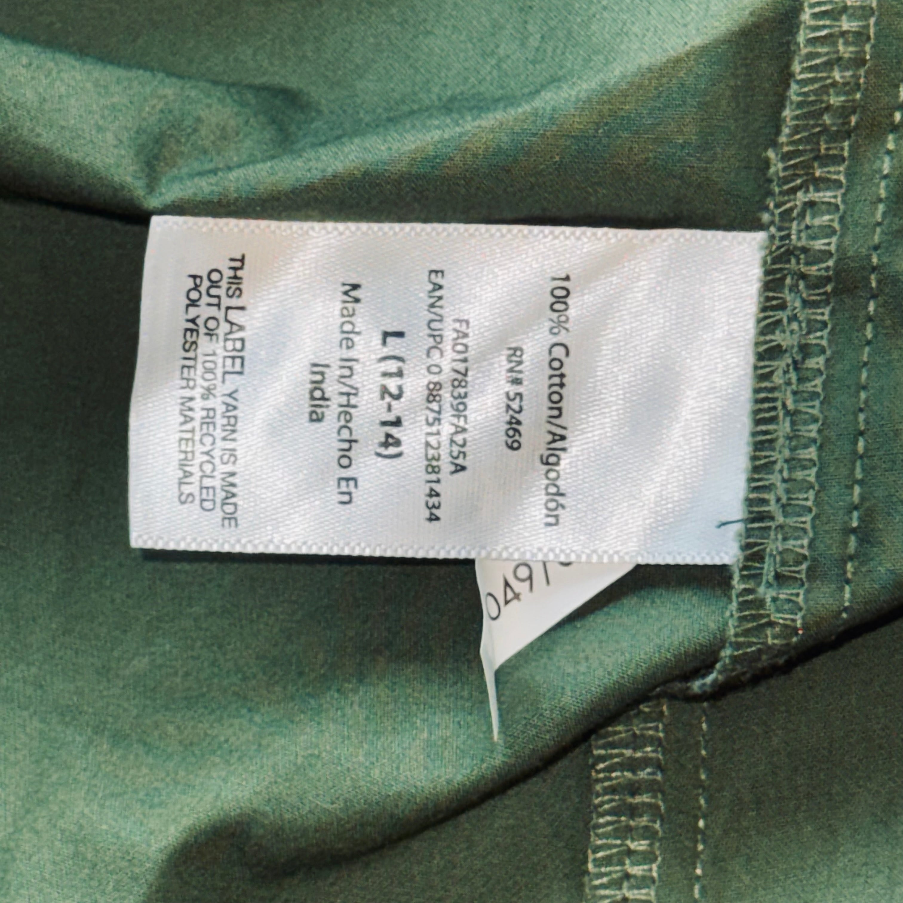 Olive Green Off-Shoulder Peasant Blouse