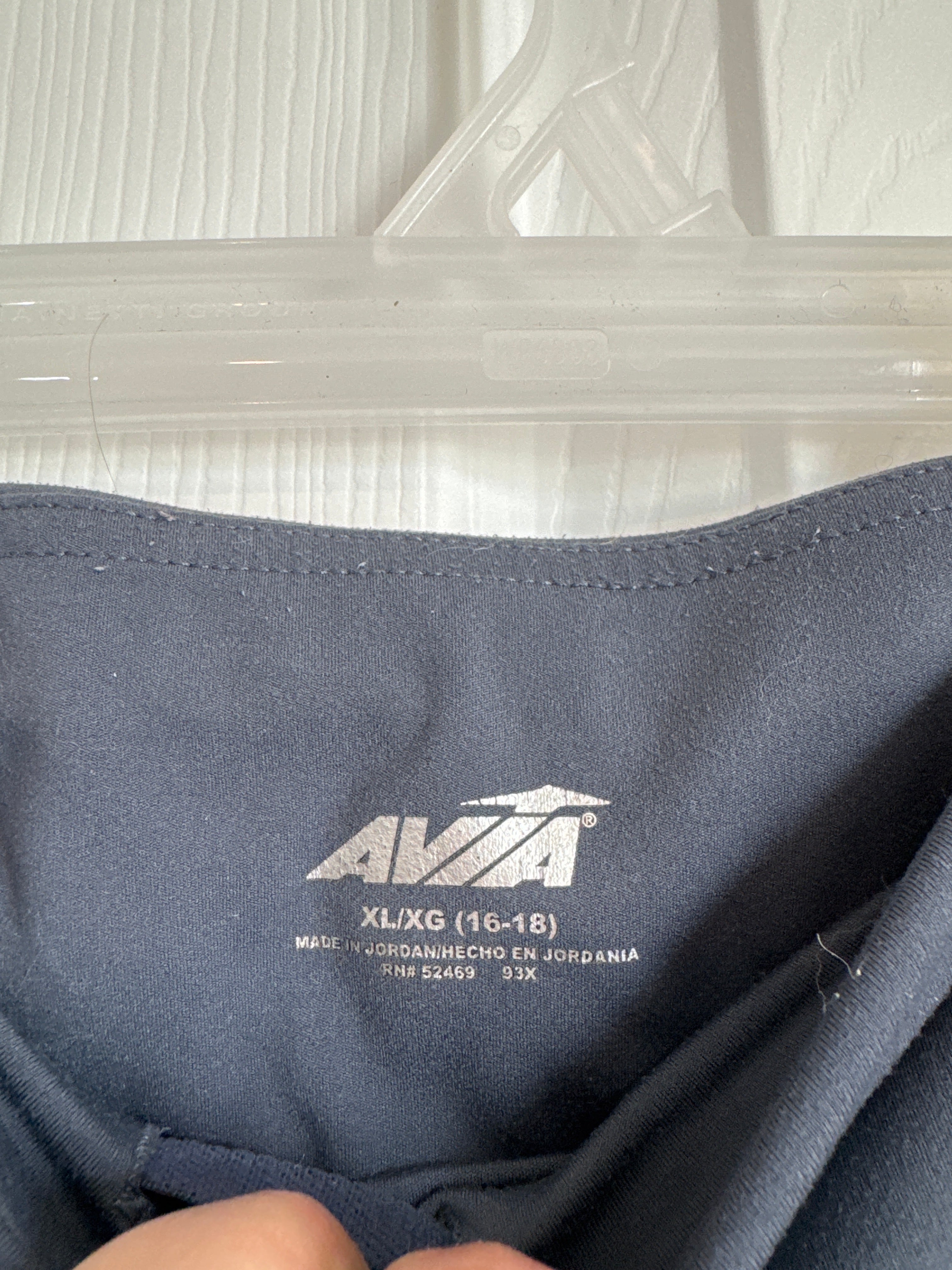 Avia Women's Active Grey and Pink Colorblock Leggings - Thrifted Find