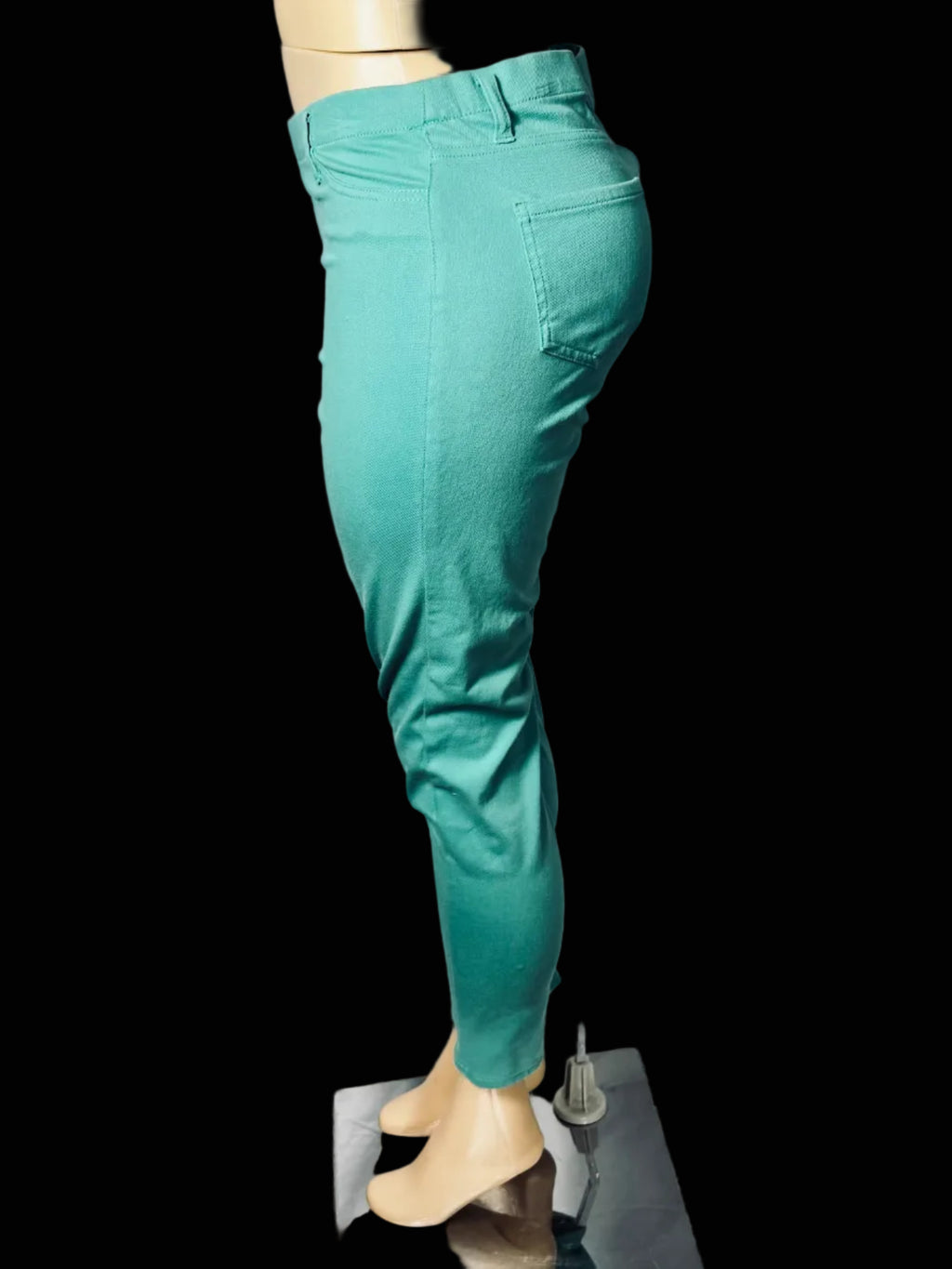 Faded Glory Turquoise Skinny Jeans Womens Large 12 / 14