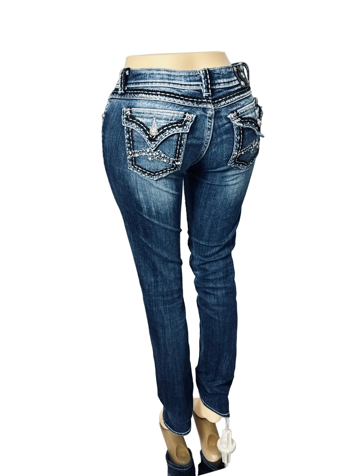 Vintage Y2K Miss Me Jeans 29" Bootcut Low Rise Pre Owned