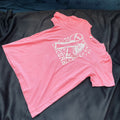 Bella Canvas Pink 'Cure' Ribbon Graphic Short Sleeve Tee