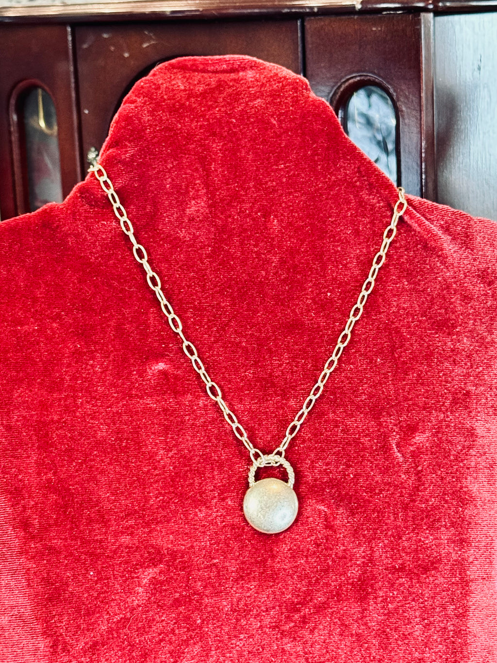 Classic Gold-Tone “Canvas Style” Brand Multi-Charm Necklace – San Antonio Artisan