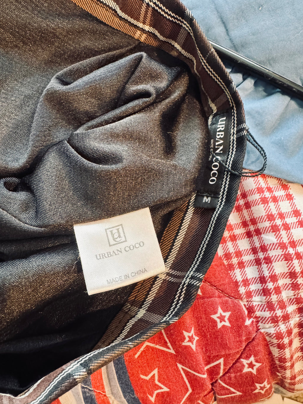 Thrifted Urban CoCo Dark Academia Plaid Pleated Mini Skirt — Size M